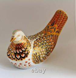 Royal Crown Derby Paperweight TURTLE DOVE 1st Quality Boxed