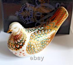 Royal Crown Derby Paperweight TURTLE DOVE 1st Quality Boxed