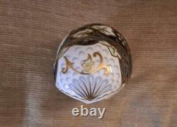 Royal Crown Derby Paperweight Twilight Owl. Gold stopper