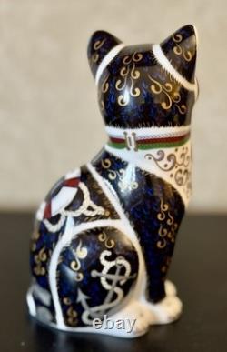 Royal Crown Derby Paperweight War Cat