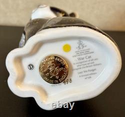 Royal Crown Derby Paperweight War Cat