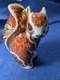 Royal Crown Derby Paperweight Woodland Suirrel Vgc Gold Button Marked Mmviii