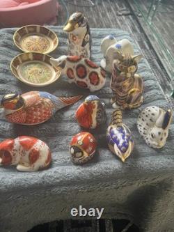 Royal Crown Derby Paperweights Job Lot Collection