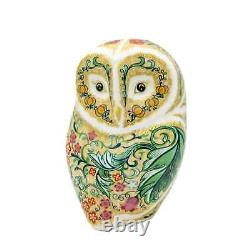 Royal Crown Derby Parchment Owl Paperweight 1st Quality