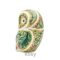 Royal Crown Derby Parchment Owl Paperweight 1st Quality