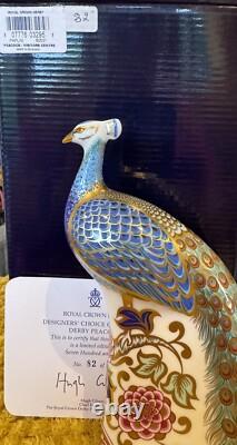 Royal Crown Derby Peacock