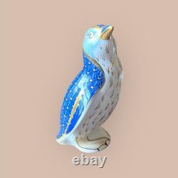Royal Crown Derby Penguin'FAIRY' Paperweight Gold Stopper New in box
