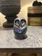 Royal Crown Derby Periwinkle Owl Paperweight