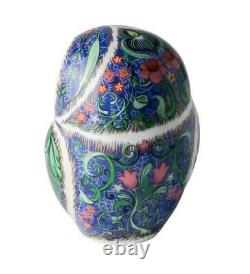 Royal Crown Derby Periwinkle Owl William Morris Bird Paperweight New 1st