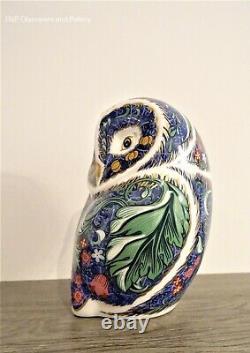 Royal Crown Derby Periwinkle Purple Owl paperweight RRP £190