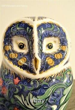 Royal Crown Derby Periwinkle Purple Owl paperweight RRP £190