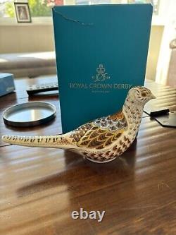 Royal Crown Derby Pheasant Cock & Hen Limited Edition