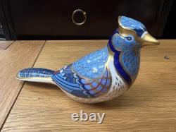 Royal Crown Derby Pheasant Paperweight with Gold Stopper