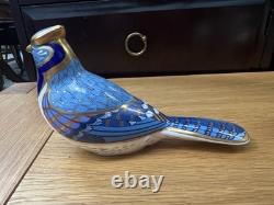 Royal Crown Derby Pheasant Paperweight with Gold Stopper