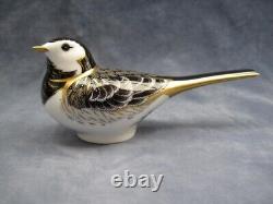 Royal Crown Derby Pied Wagtail Paperweight B. N. I. B. First Quality Signed