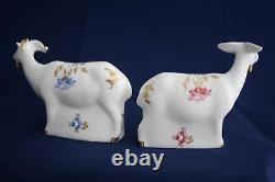 Royal Crown Derby Pinxton Rose Billy/nanny Goat Paperweights Brand New / Boxed