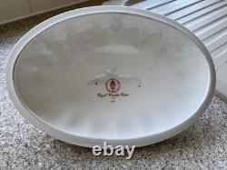 Royal Crown Derby Pinxton Rose Tureen with Lid Excellent Condition