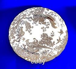 Royal Crown Derby Platinum Aves 35cm Huge Round Serving Platter New 1st