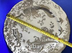 Royal Crown Derby Platinum Aves 35cm Huge Round Serving Platter New 1st