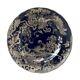 Royal Crown Derby'platinum Aves' Cobalt Accent Salad Plate, Factory New