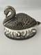 Royal Crown Derby Platinum Black Swan 60th Anniversary Paperweight Gold Stopper