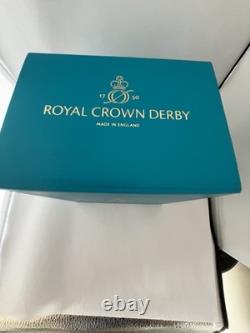Royal Crown Derby Platinum Black Swan 60th Anniversary Paperweight Gold Stopper