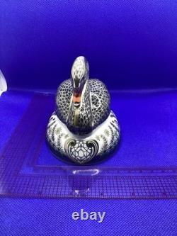 Royal Crown Derby Platinum Black Swan Gold 1st Quality. Number 413 of 600