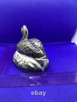 Royal Crown Derby Platinum Black Swan Gold 1st Quality. Number 413 of 600