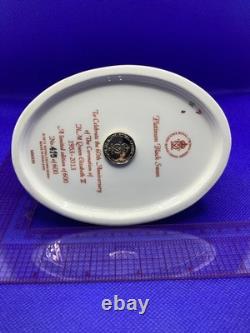 Royal Crown Derby Platinum Black Swan Gold 1st Quality. Number 413 of 600