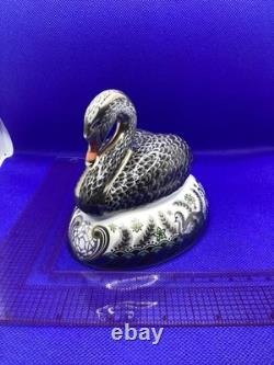 Royal Crown Derby Platinum Black Swan Gold 1st Quality. Number 413 of 600