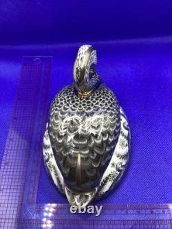 Royal Crown Derby Platinum Black Swan Gold 1st Quality. Number 413 of 600