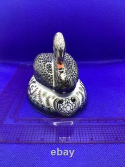 Royal Crown Derby Platinum Black Swan Gold 1st Quality. Number 413 of 600