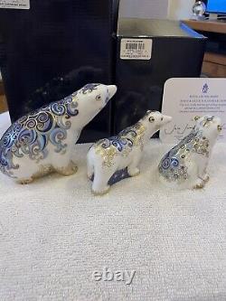 Royal Crown Derby Polar Bears