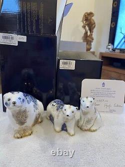 Royal Crown Derby Polar Bears