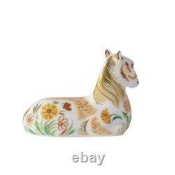 Royal Crown Derby Porcelain Animal Paperweight Summertime Foal