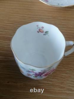 Royal Crown Derby Posies Coffee Cups & Saucers 6 X Duos Vintage unused boxed