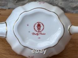 Royal Crown Derby Posies Large Teapot 1st Quality LXI 1998 2.5 Pints Unused