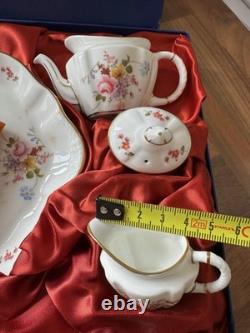 Royal Crown Derby Posies Miniature Tea Set on a Tray 1st Quality 1981 In Box