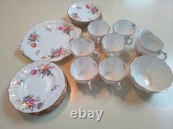 Royal Crown Derby Posies Tea Service 21 Pieces. 1st Quality Excellent