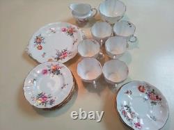 Royal Crown Derby Posies Tea Service 21 Pieces. 1st Quality Excellent