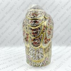 Royal Crown Derby Prestige'Barn Owl' Paperweight (Ltd Edition) Gold Stopper