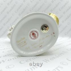 Royal Crown Derby Prestige'Barn Owl' Paperweight (Ltd Edition) Gold Stopper