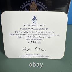 Royal Crown Derby Prince Of Wales Coronet
