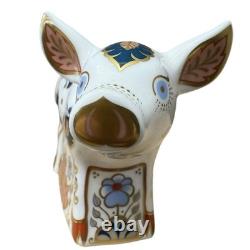 Royal Crown Derby Priscilla Pig Paperweight Gold Stopper New Boxed Genuine