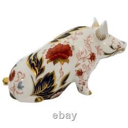 Royal Crown Derby Prudence Pig Moneybox Paperweight Royal Crown Derby Prudence Pig Moneybox Paperweight