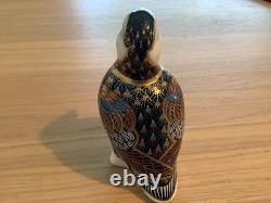 Royal Crown Derby Puffin Bone China Paperweight with Gold Stopper