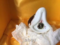 Royal Crown Derby Puffin Paperweight Gold Stopper