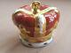 Royal Crown Derby Q. E. Ii Golden Jubilee Heraldic Crown Paperweight, New, Perfect