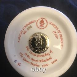 Royal Crown Derby Queen Mother 100th Birthday Crown 236 of 950