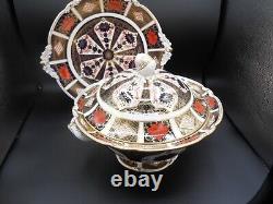 Royal Crown Derby RARE Imari 1128 Soup Tureen and Underplate Mint